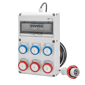 GEWISS - GEWGW68251N Q-DIN14 ASC IEC 3X2P 2X3P16A 1X3P32A MOB