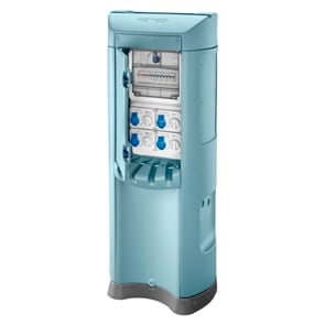GEWISS - GEWGW68832A QMC200B 6 2P+T 16A IP44 MTC 10A AZZ