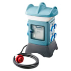 GEWISS - GEWGW68847A QMC16T - CABLATO - TRASPORTABILE - BIFACCIALE - 2 PRESE 2P+T 16A 1 PRESA 3P+T 16A 2 PRESE CIVILI 10/16A - IP55 - AZZURRO