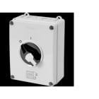 GEWISS - GEWGW70408P INTERRUTTORE SEZIONATORE ROTATIVO - HP - COMANDO - CASSETTA IN MATERIALE ISOLANTE - 63A 4P - MANOPOLA NERA LUCCHETTABILE - IP66/67/69