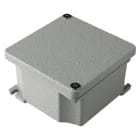 GEWISS - GEWGW76261 CASSETTA DI DERIVAZIONE - IN ALLUMINIO PRESSOFUSO - VERNICIATA - GRIGIO METALLIZZATO - 91X91X54 - IP66