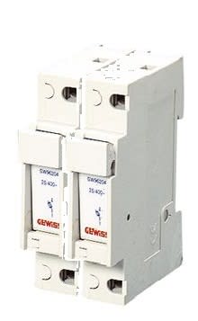 GEWISS - GEWGW96220 PORTAFUS.SEZ. C. 1P+N 10,3X38 690VAC 32A