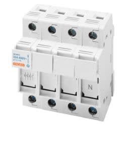 GEWISS - GEWGW96313 PORTAFUSIBILE SEZIONABILE - 3P+N 14X51 690V 50A - 6 MODULI