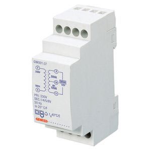 GEWISS - GEWGW96433 TRASF.PER SUONERIE 40VA T.P.230V T.S.12V
