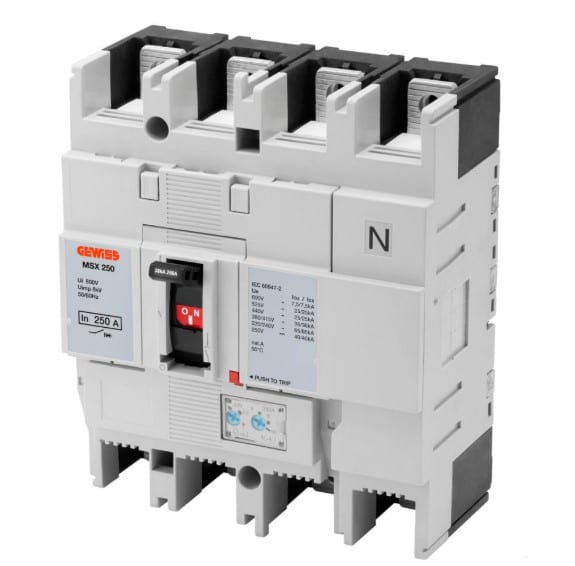 GEWISS - GEWGWD9177 MSX 160 4P 160A 65KA TRMR TERM.FC