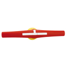LOVATO - LOVGEX68N MANIGLIA BLOCCOPORTA GIALLO/ROSSA
