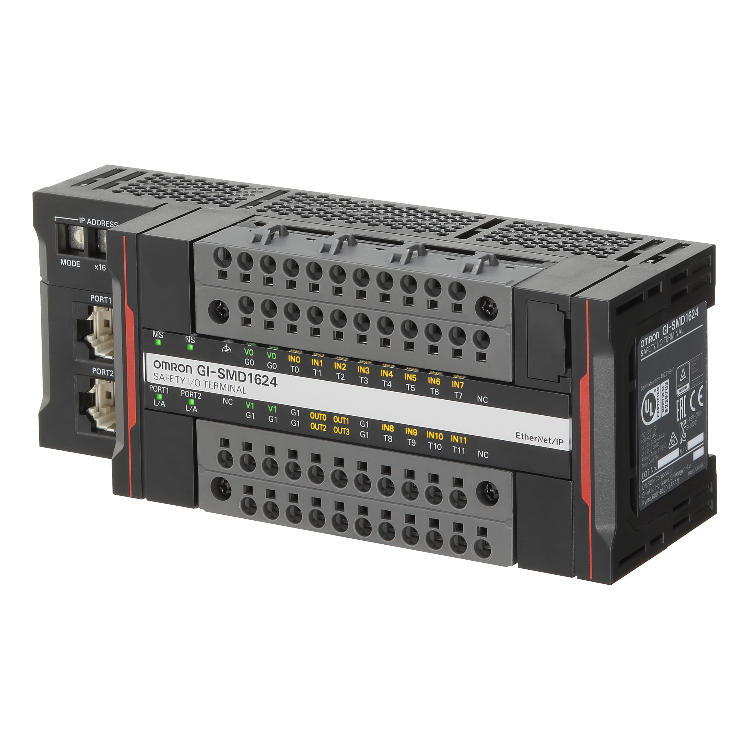 OMRON - OMRGISMD1624 TERMINALEREMOTOCIP-S,12IN+4OUTSAFETY