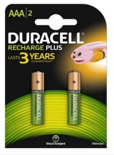 DURACELL - GITDR32 DURACELL RECHARGEABLE HR3 750MAH VALUE