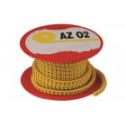 GRAFOPLAST SRL - GRAAZO3NNBY ANELLINO GIALLO LETTERA N 2,5A5 1000 PZ