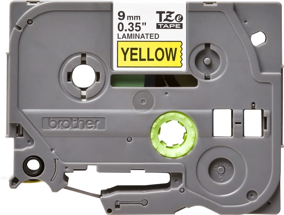 GRAFOPLAST SRL - GRAEGO2SB09Y N. LAMINATO 9MM X 8MT NERO/GIALLO TZE621
