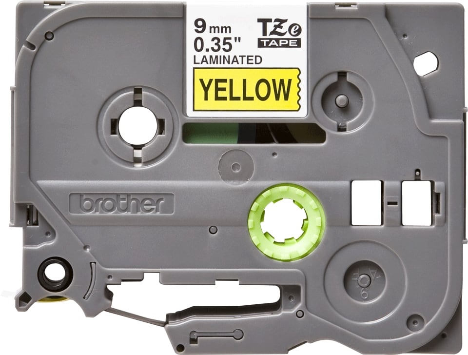 GRAFOPLAST SRL - GRAEGO2SB09Y N. LAMINATO 9MM X 8MT NERO/GIALLO TZE621