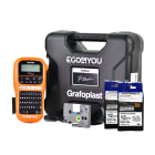 GRAFOPLAST SRL - GRAEGO4YOU+XB12W STAMP. + 2X NASTRO 12MM - BIANCO