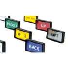 GRAFOPLAST SRL - GRAEVO1527W TARGHETTA PVC BIANCO 27X15MM 264PZ