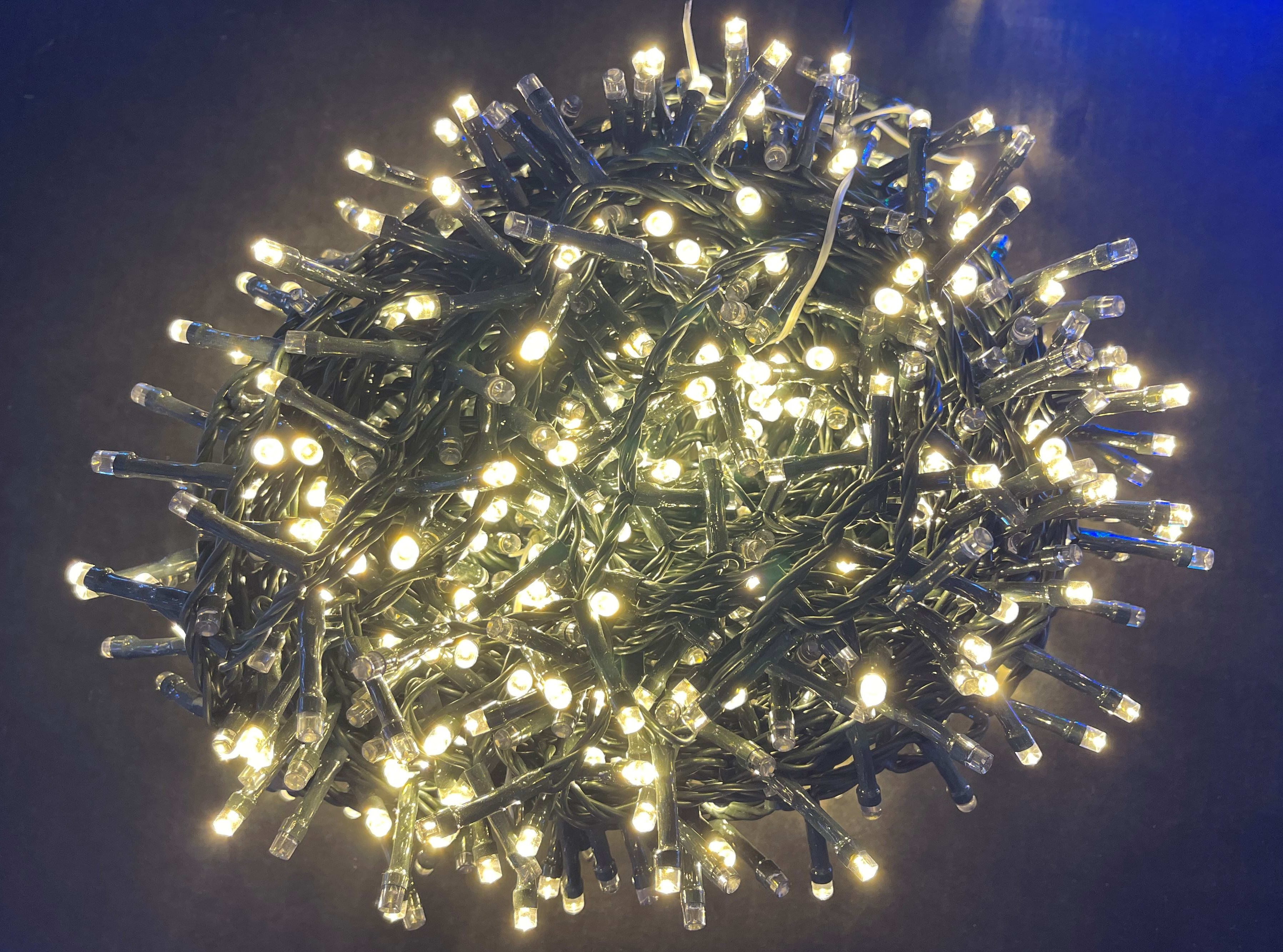GIOCOPLAST NATALE SP - GCP13921601 400 LED BIANCO CALDO CAVO SCURO USO EST/