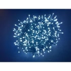 GIOCOPLAST NATALE SP - GCP13924600 2000 LED BIANCHI CAVO SCURO, USO EST/INT