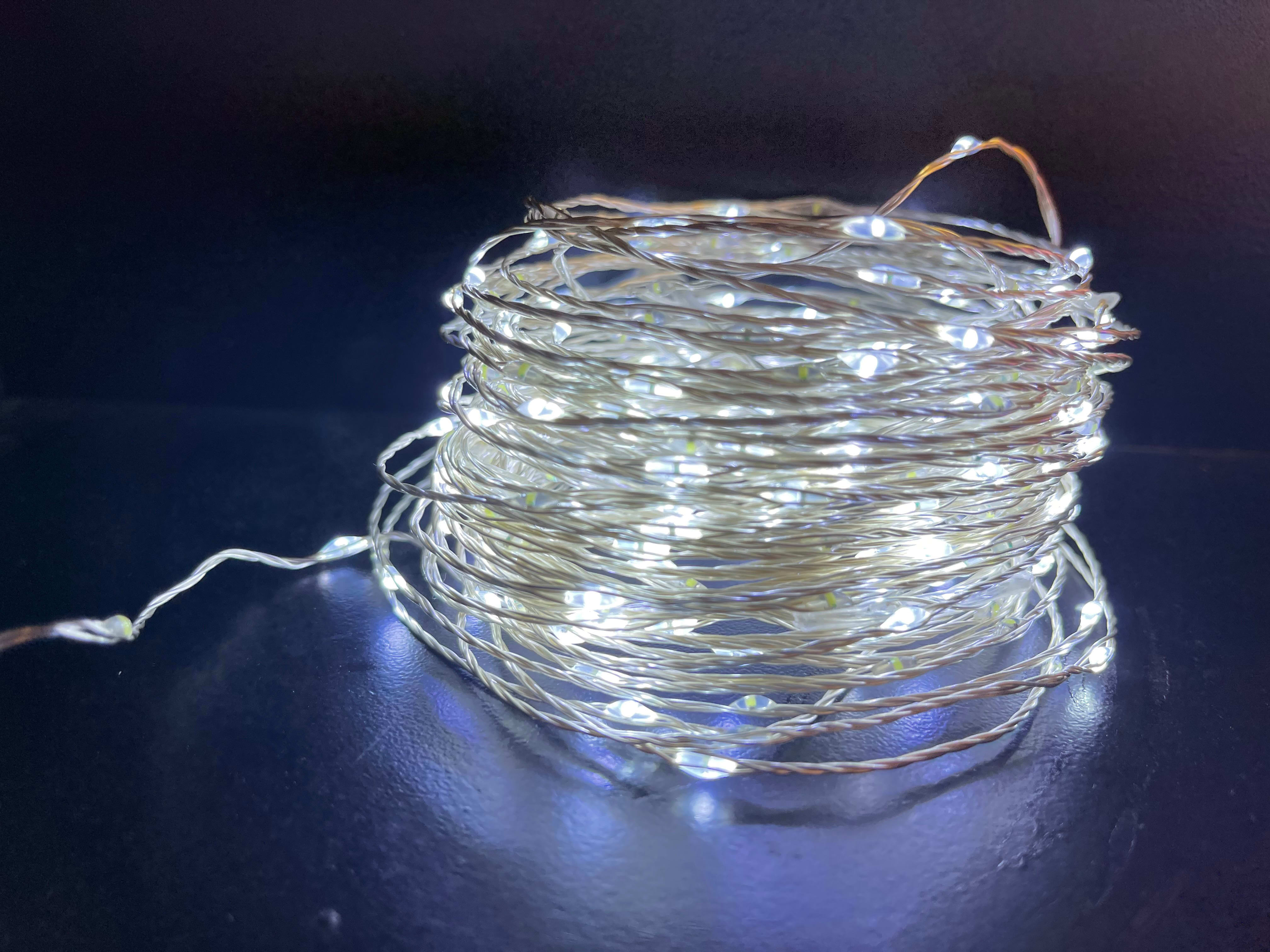 GIOCOPLAST NATALE SP - GCP14222080 20 GOCCE LED B. MOD, BATT. INCL. 2M, C.D