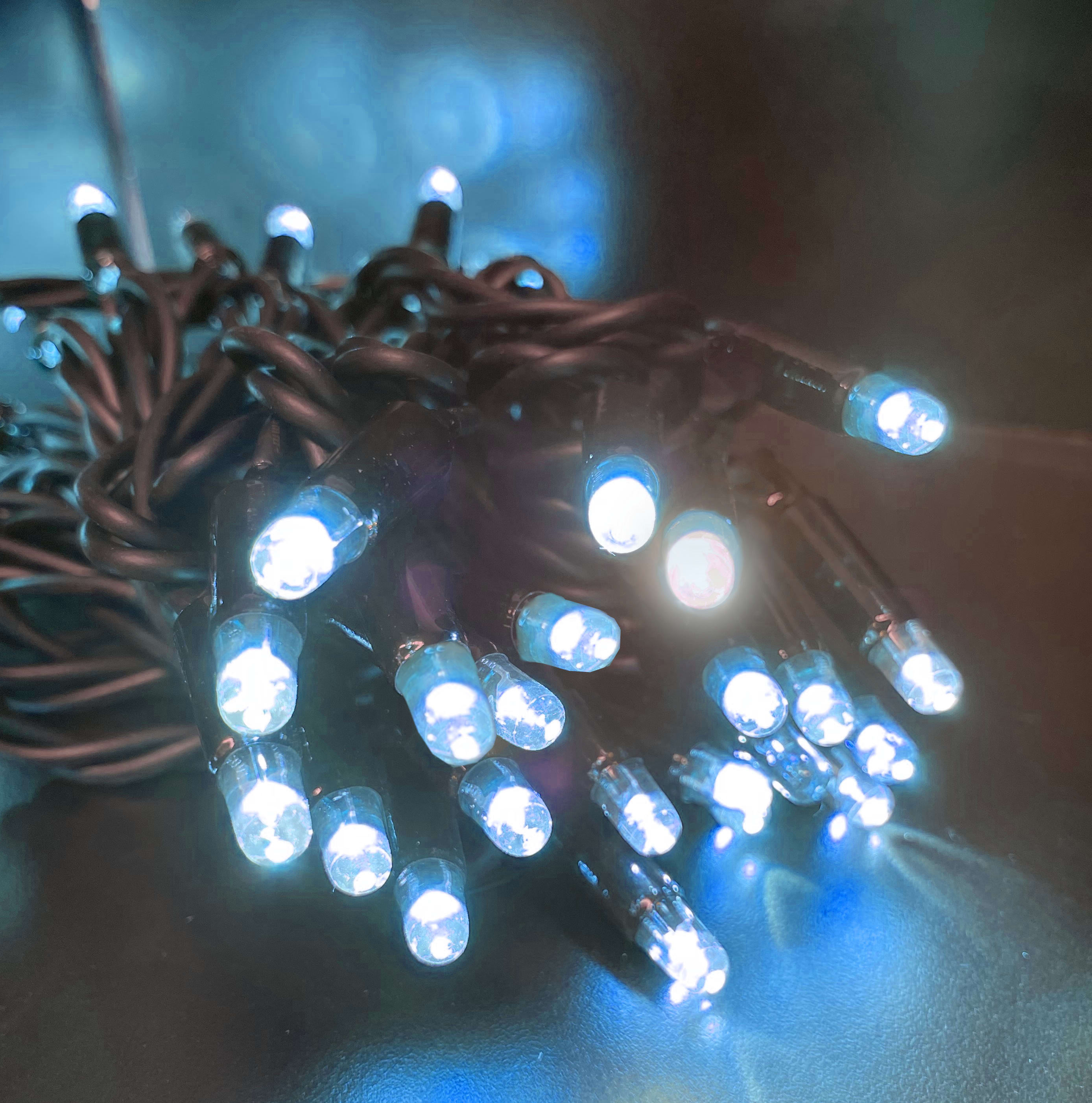 GIOCOPLAST NATALE SP - GCP14322020 100 LUC. LED ICEBLUE C.FLASH 10 MT CA. A