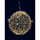 GIOCOPLAST NATALE SP - GCP14419050 MEZZA SFERA LUCCIOLONA BIANCO CALDO D.10