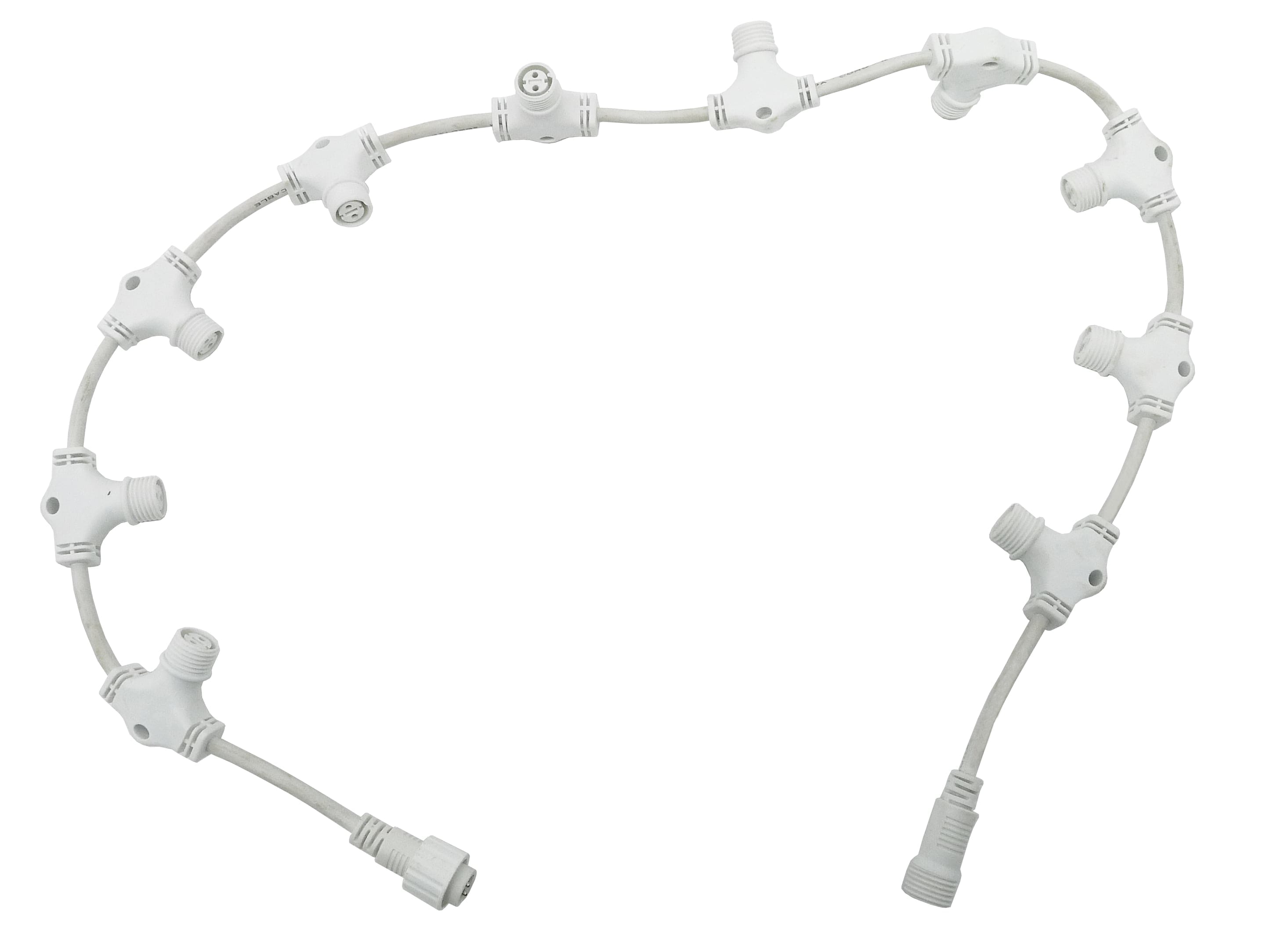 GIOCOPLAST NATALE SP - GCP14419163 DORSALE BIANCA PER TENDA LUCCIOLONA, 10