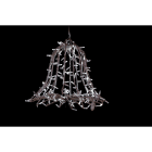 GIOCOPLAST NATALE SP - GCP14419277 CAMPANA LUCCIOLONA BIANCA H.50 D.70CM.,