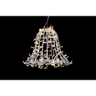 GIOCOPLAST NATALE SP - GCP14419280 CAMPANA LUCCIOLONA BIANCO CALDO H.50 D.7