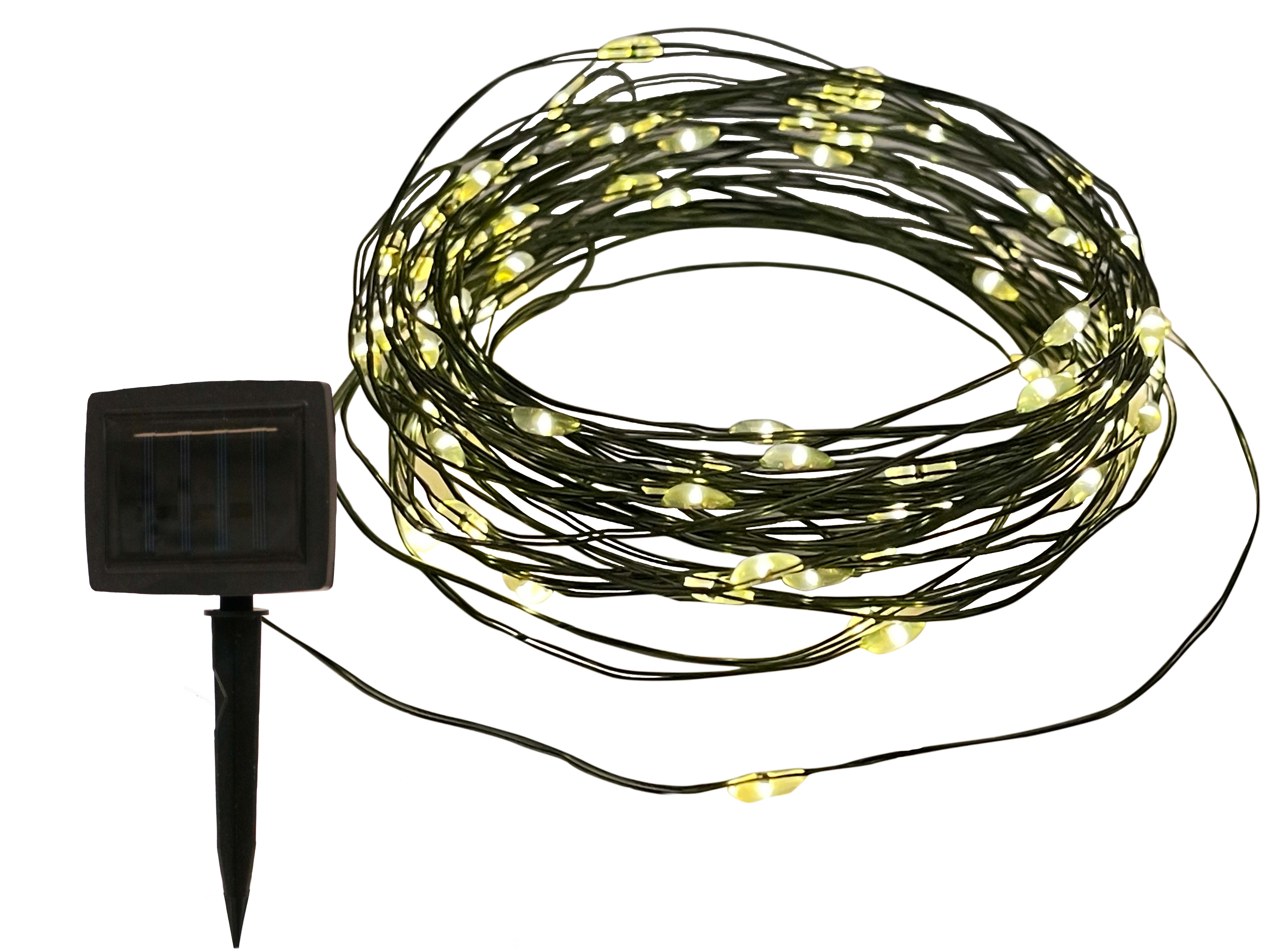 GIOCOPLAST NATALE SP - GCP14923360 100 GOCCE DI LED BIANCO CALDO CON PANNEL
