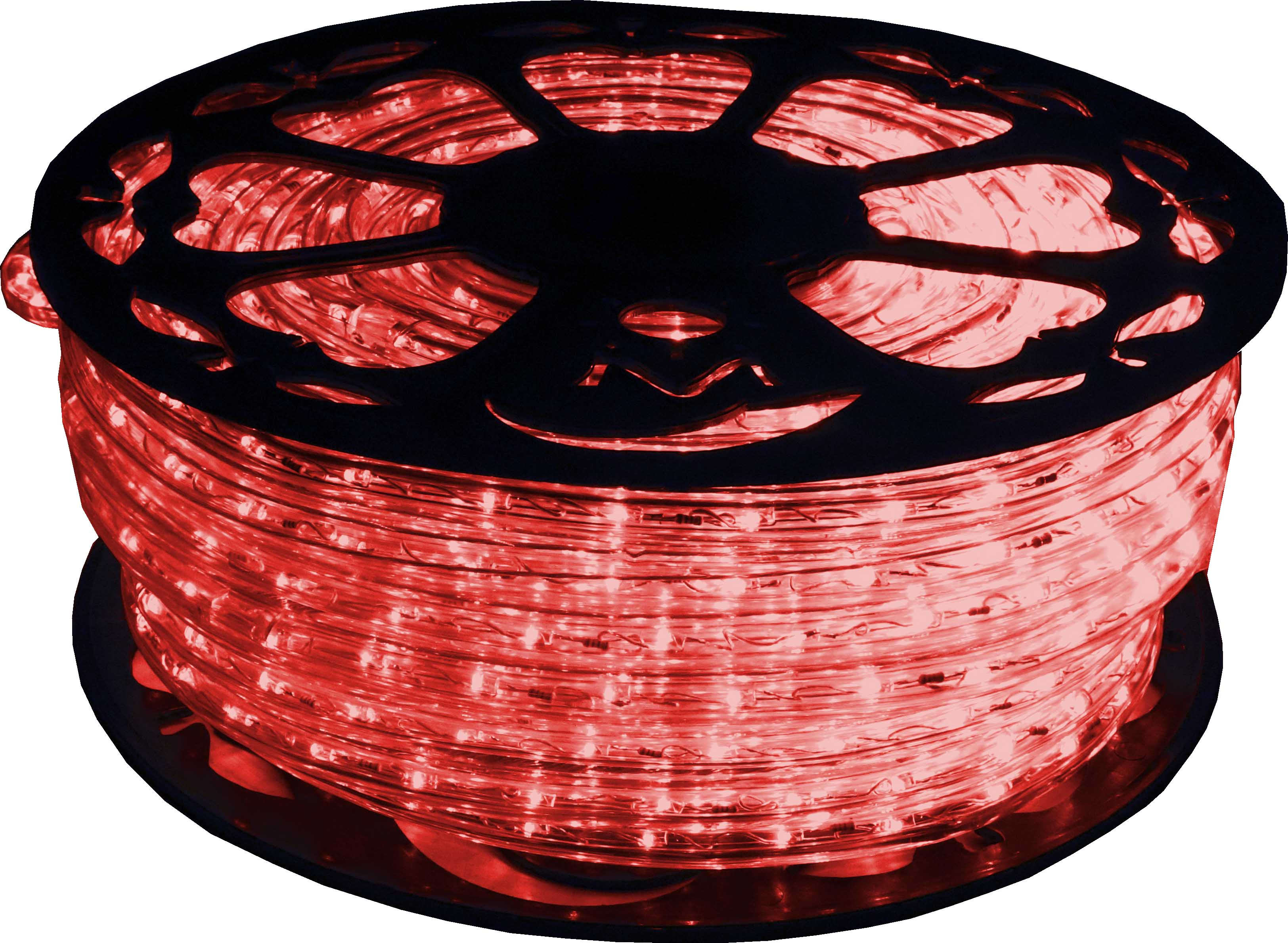 GIOCOPLAST NATALE SP - GCP15321703 TUBO LED HQ ROSSO LUCE FISSA, 44 M