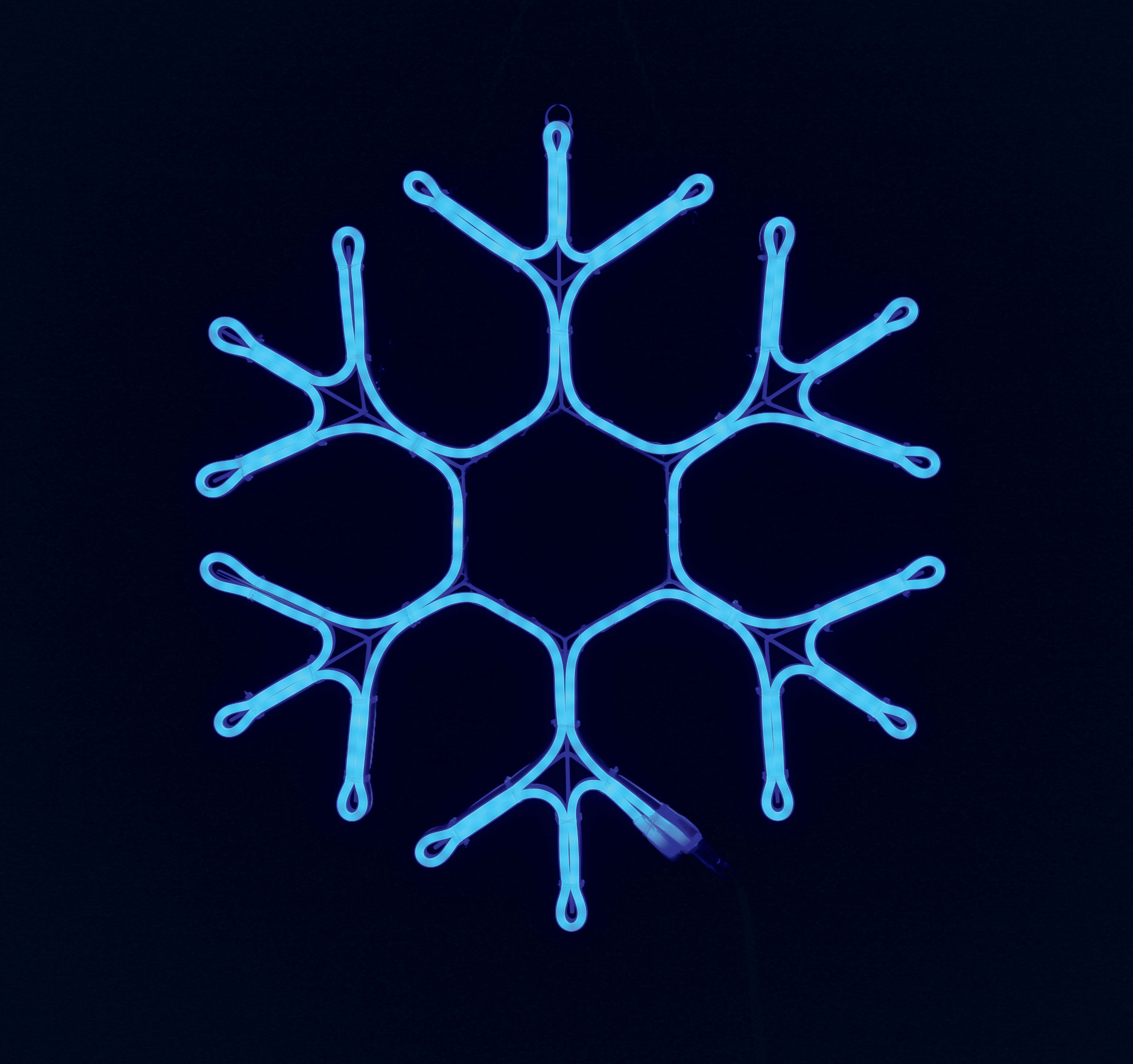 GIOCOPLAST NATALE SP - GCP17512291 FIOCCO BLU CON NEON FLEX CM 80
