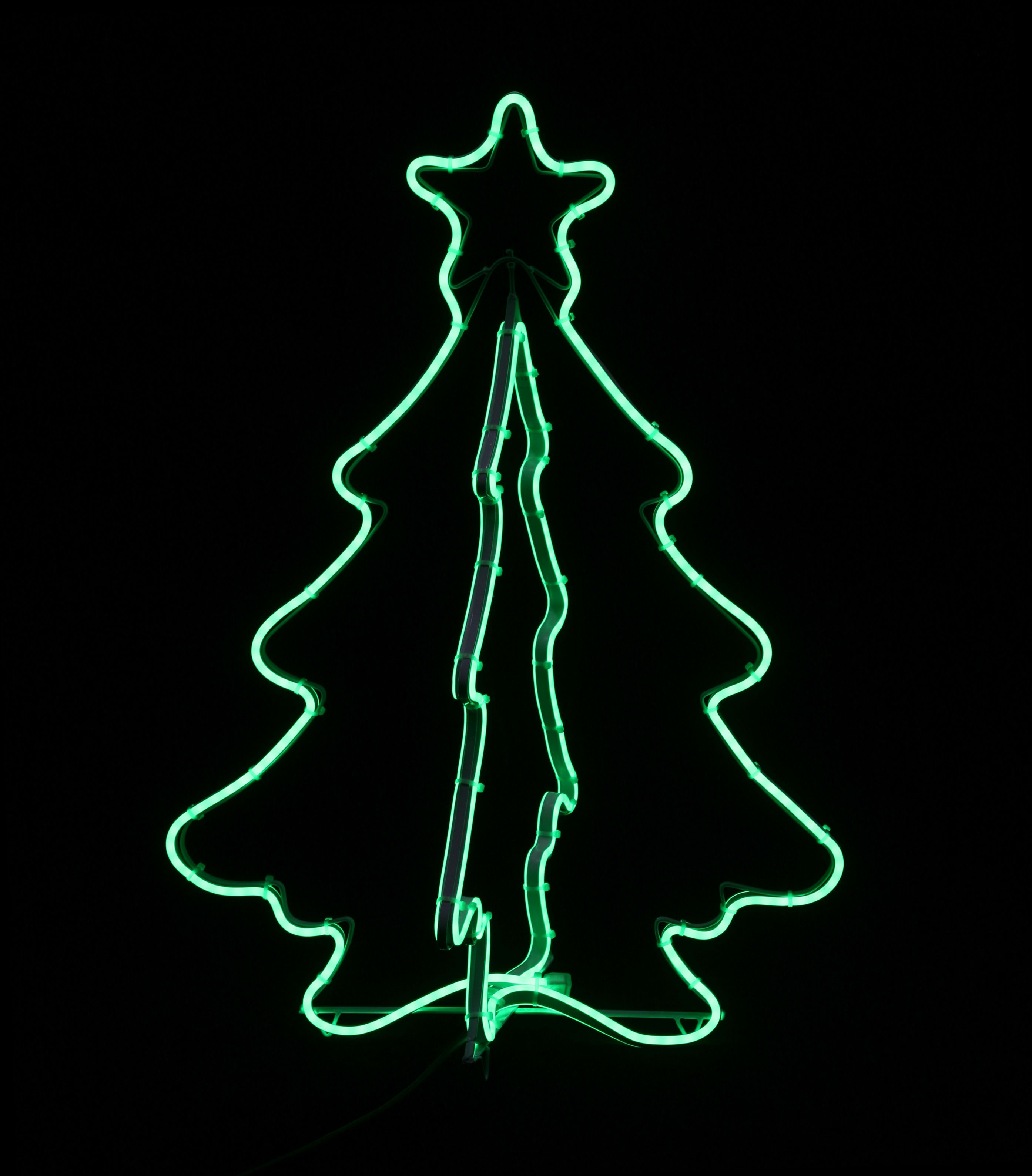 GIOCOPLAST NATALE SP - GCP17516894 ALBERO 3D C/NEON FLEX VERDE CM 120X86X76
