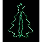 GIOCOPLAST NATALE SP - GCP17516894 ALBERO 3D C/NEON FLEX VERDE CM 120X86X76