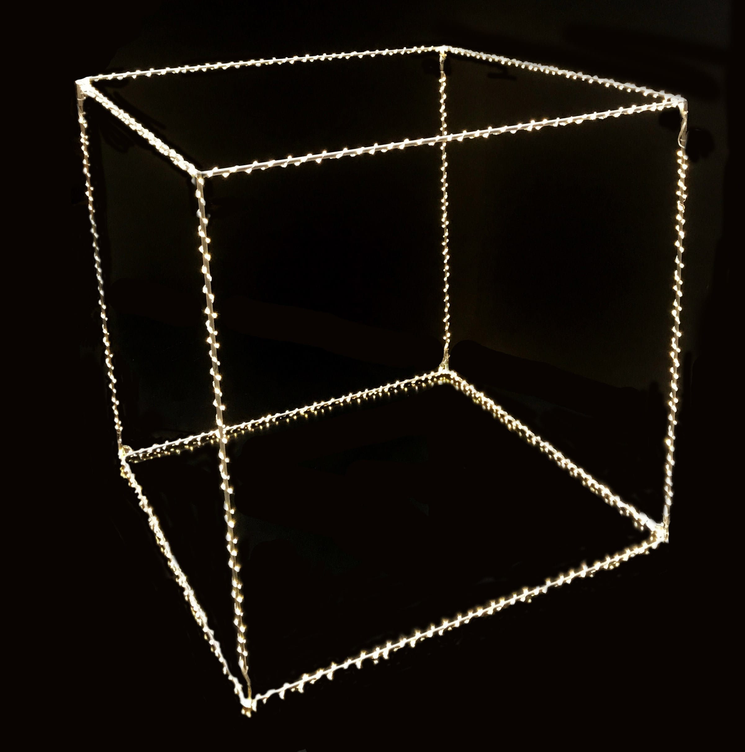 GIOCOPLAST NATALE SP - GCP17519158 CUBO 60CM, CON GOCCE DI LED BIANCO CALDO