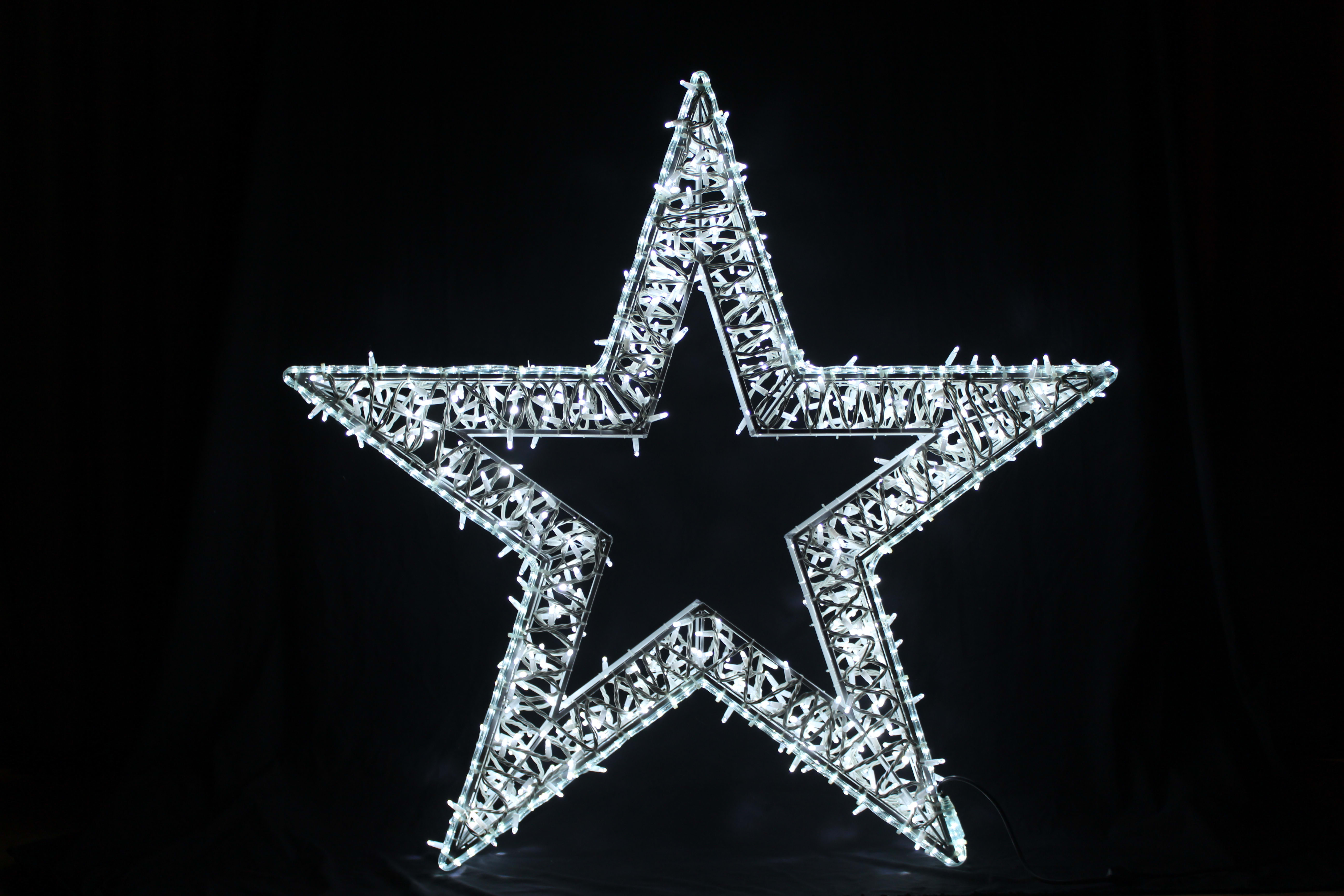 GIOCOPLAST NATALE SP - GCP17521640 MAXI STELLA 3D 90CM BIANCA CON TUBO LED
