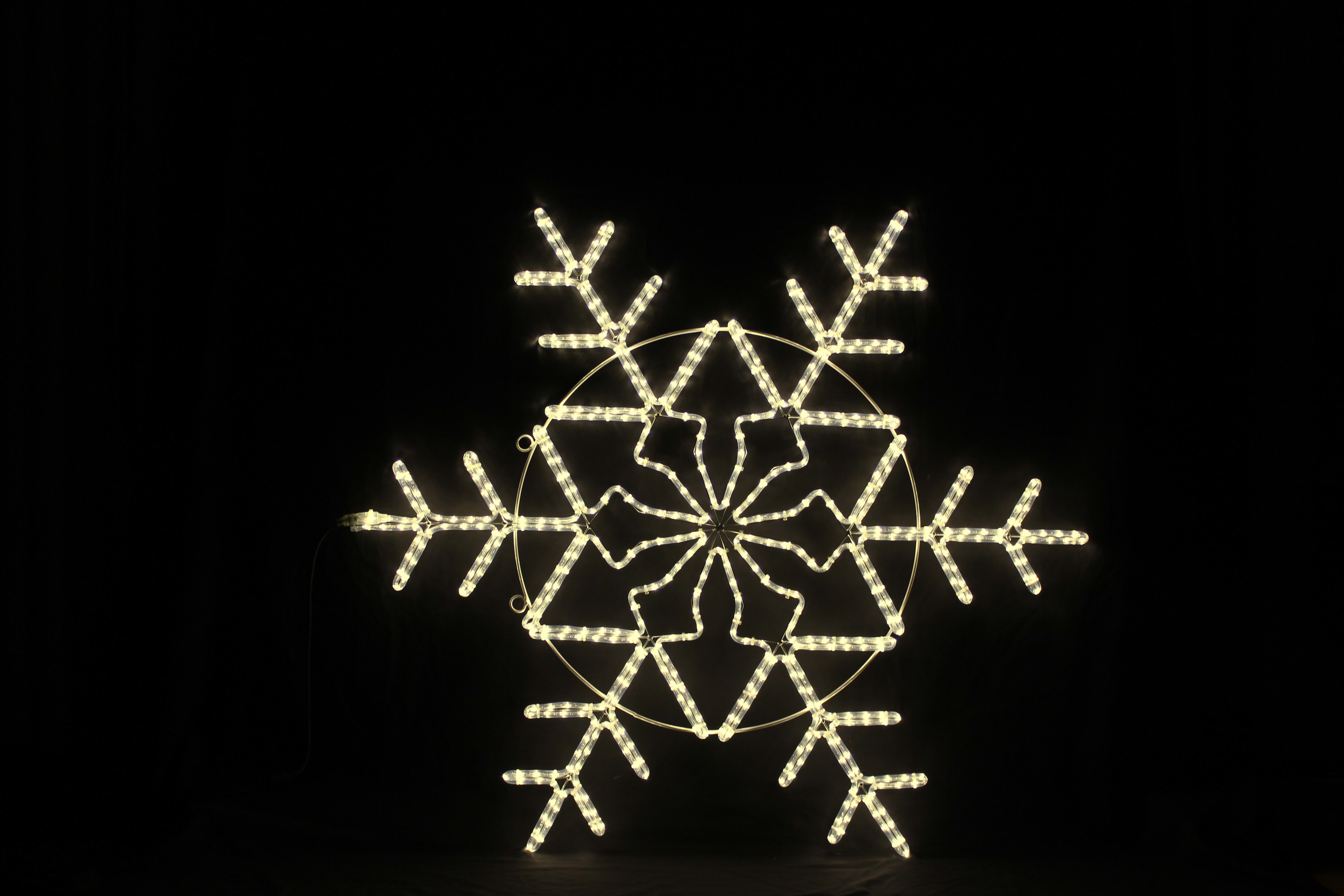 GIOCOPLAST NATALE SP - GCP17521659 FIOCCO DI NEVE CON TUBO LED BIANCO CALDO