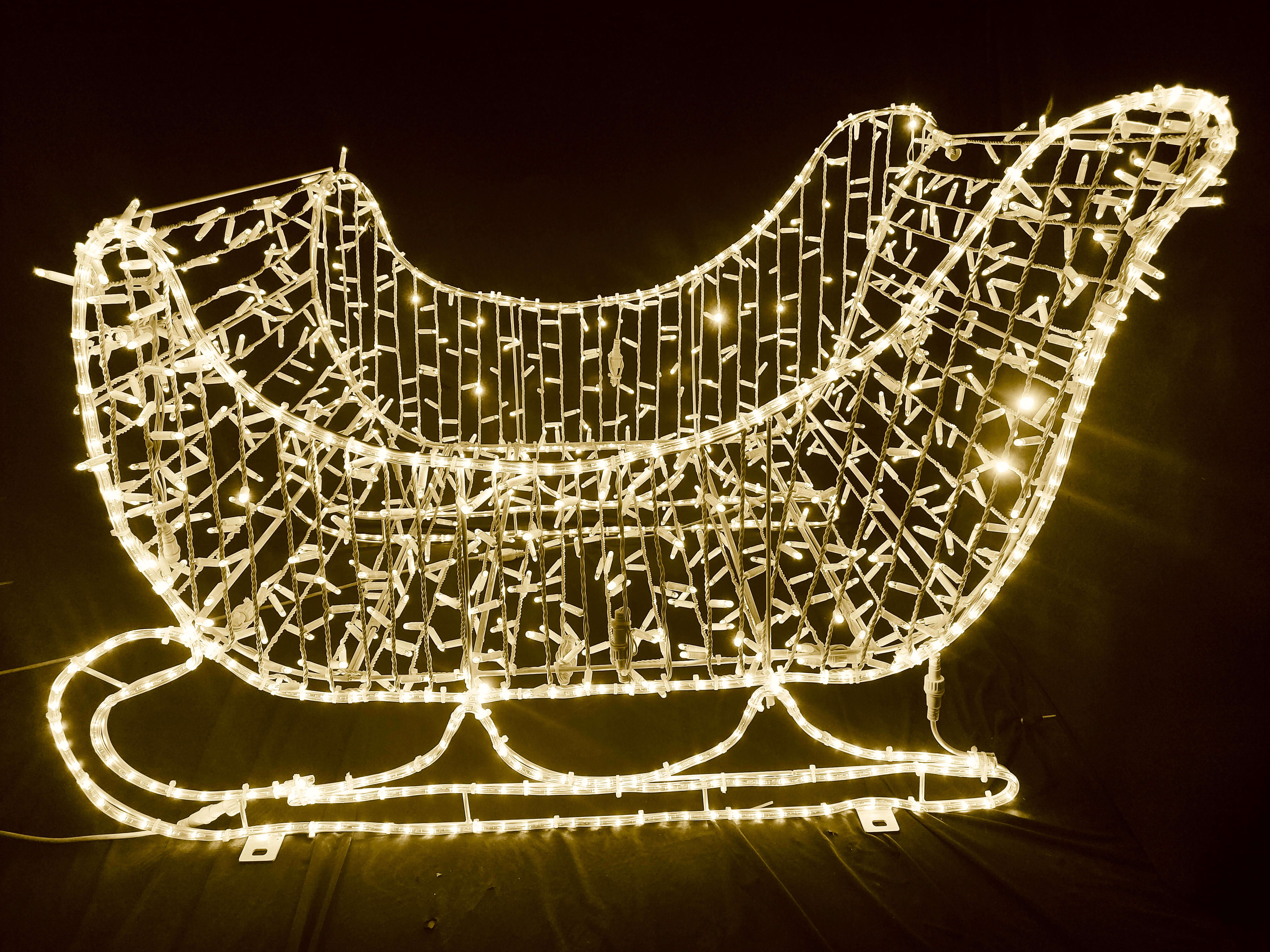 GIOCOPLAST NATALE SP - GCP17521663 SLITTA B.C. 80X120X80 CON TUBO E LUCCIOL