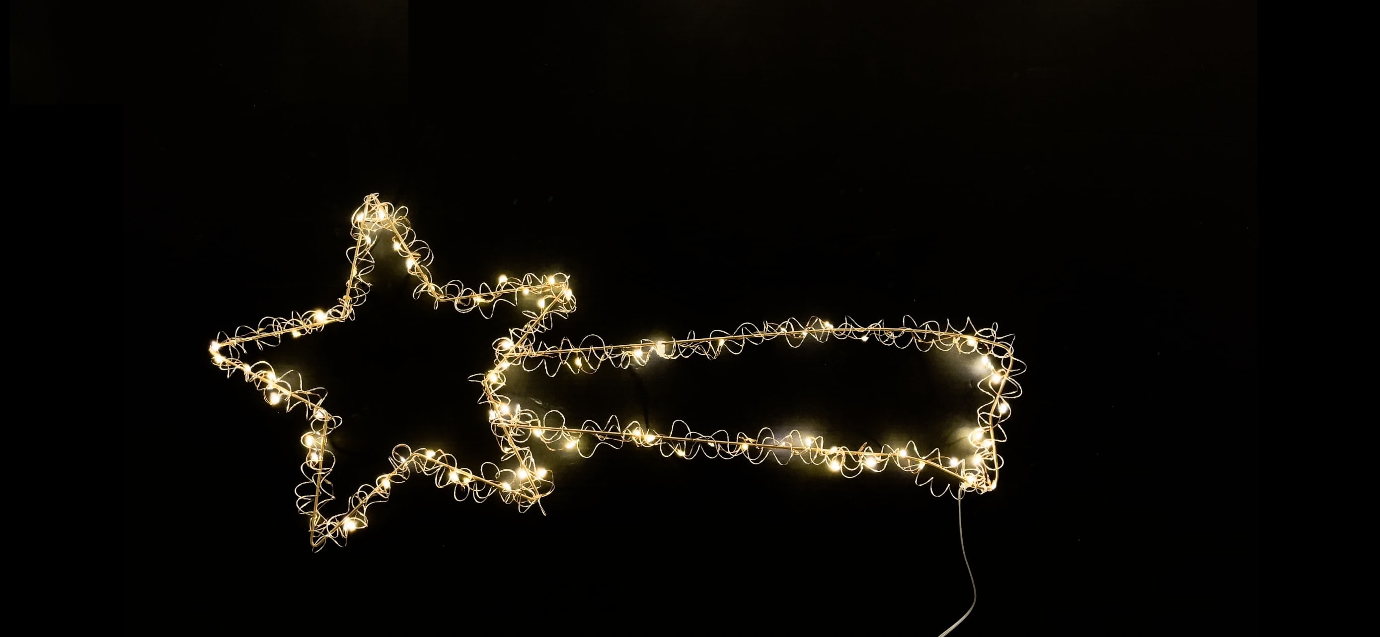 GIOCOPLAST NATALE SP - GCP17523133 COMETA CON GOCCE DI LED FULL FLASH BIANC