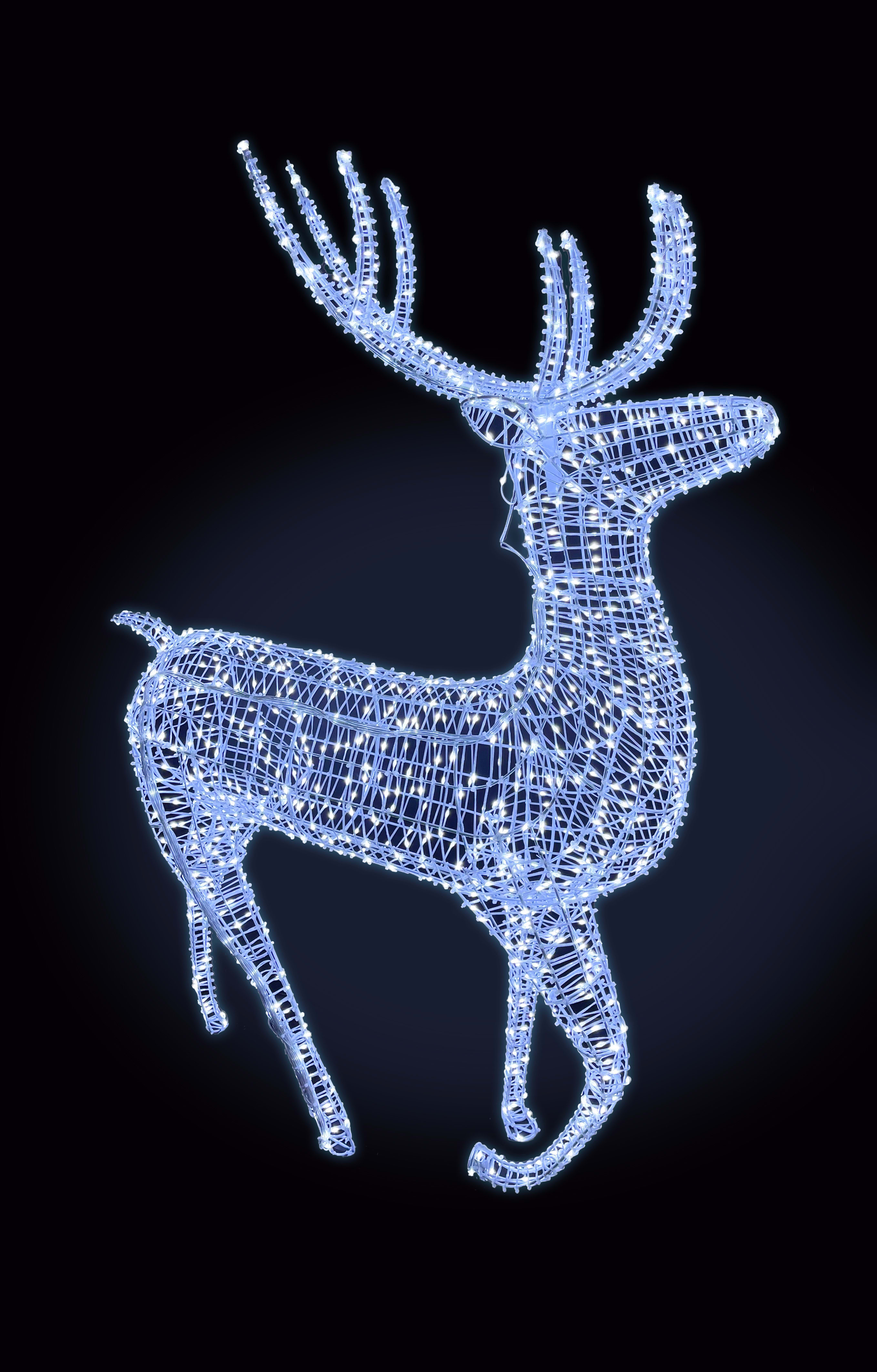 GIOCOPLAST NATALE SP - GCP17523143 RENNA 150 CM CON 700 MAXI GOCCE DI LED B