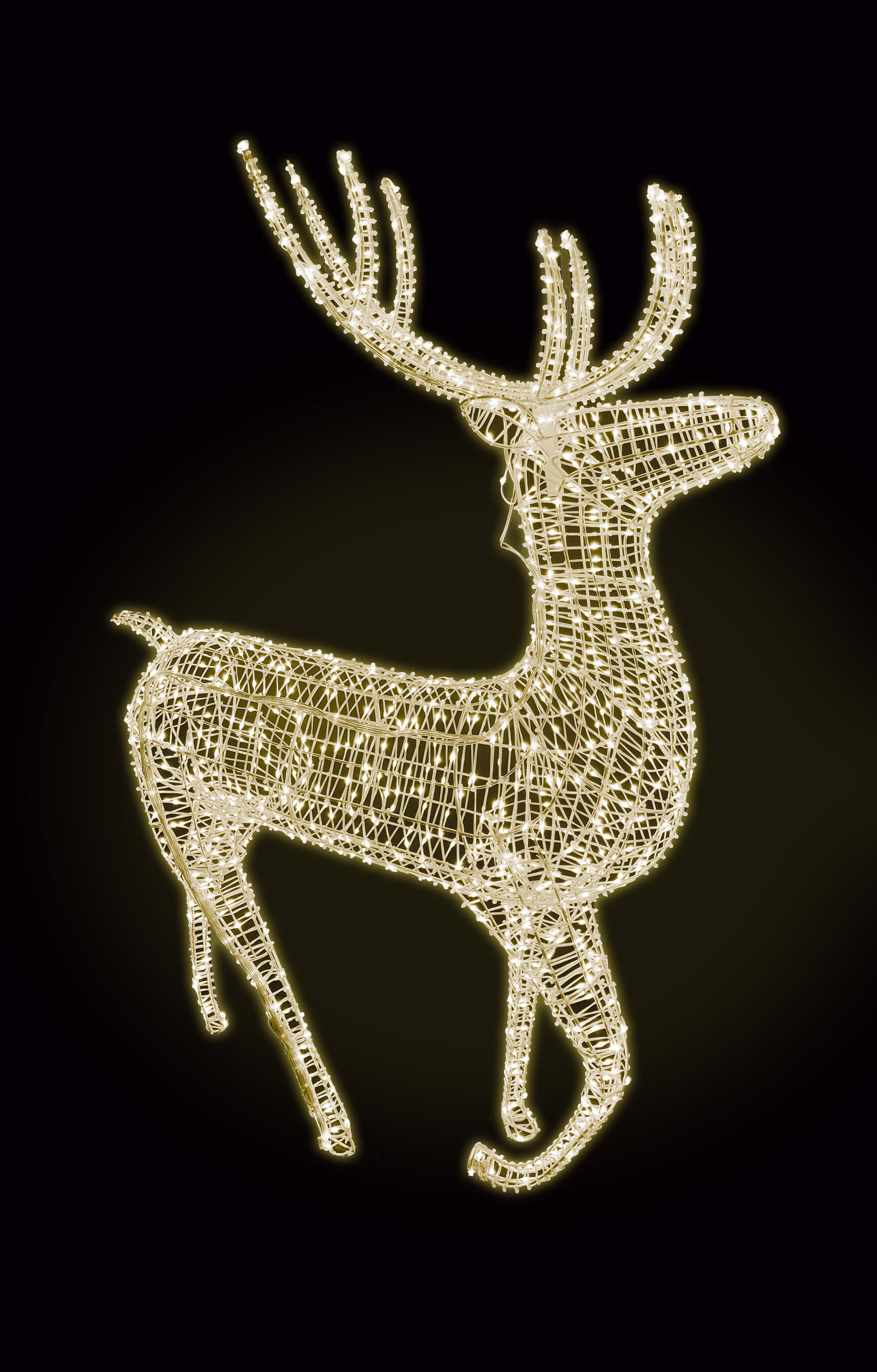 GIOCOPLAST NATALE SP - GCP17523144 RENNA 150 CM CON 700 MAXI GOCCE DI LED B