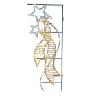 GIOCOPLAST NATALE SP - GCP17524658 FIGURA DOPPIA STELLA BICOLORE BIANCO-BIA