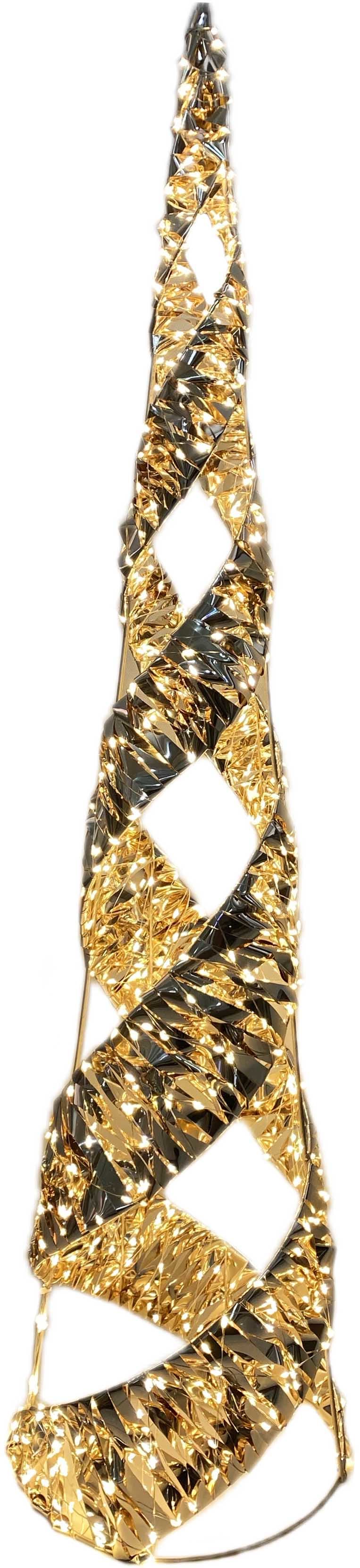 GIOCOPLAST NATALE SP - GCP17524669 ALBERO PRESTIGE GOLD CON 1440 GOCCE DI L