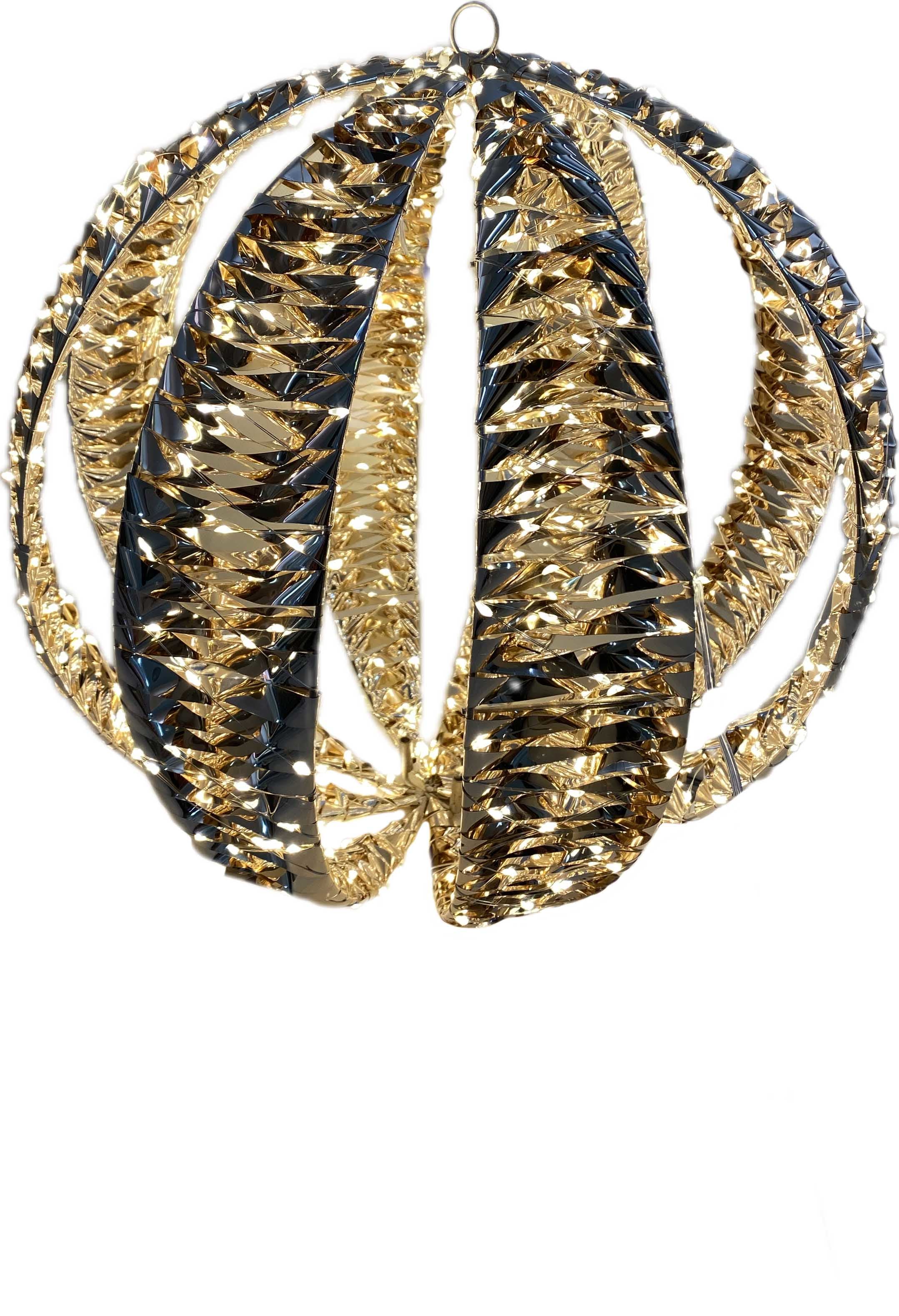 GIOCOPLAST NATALE SP - GCP17524673 SFERA PRESTIGE GOLD CON 300 GOCCE DI LED