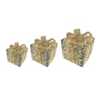 GIOCOPLAST NATALE SP - GCP17524677 SET 3 PACCHI REGALO PRESTIGE GOLD CON 42