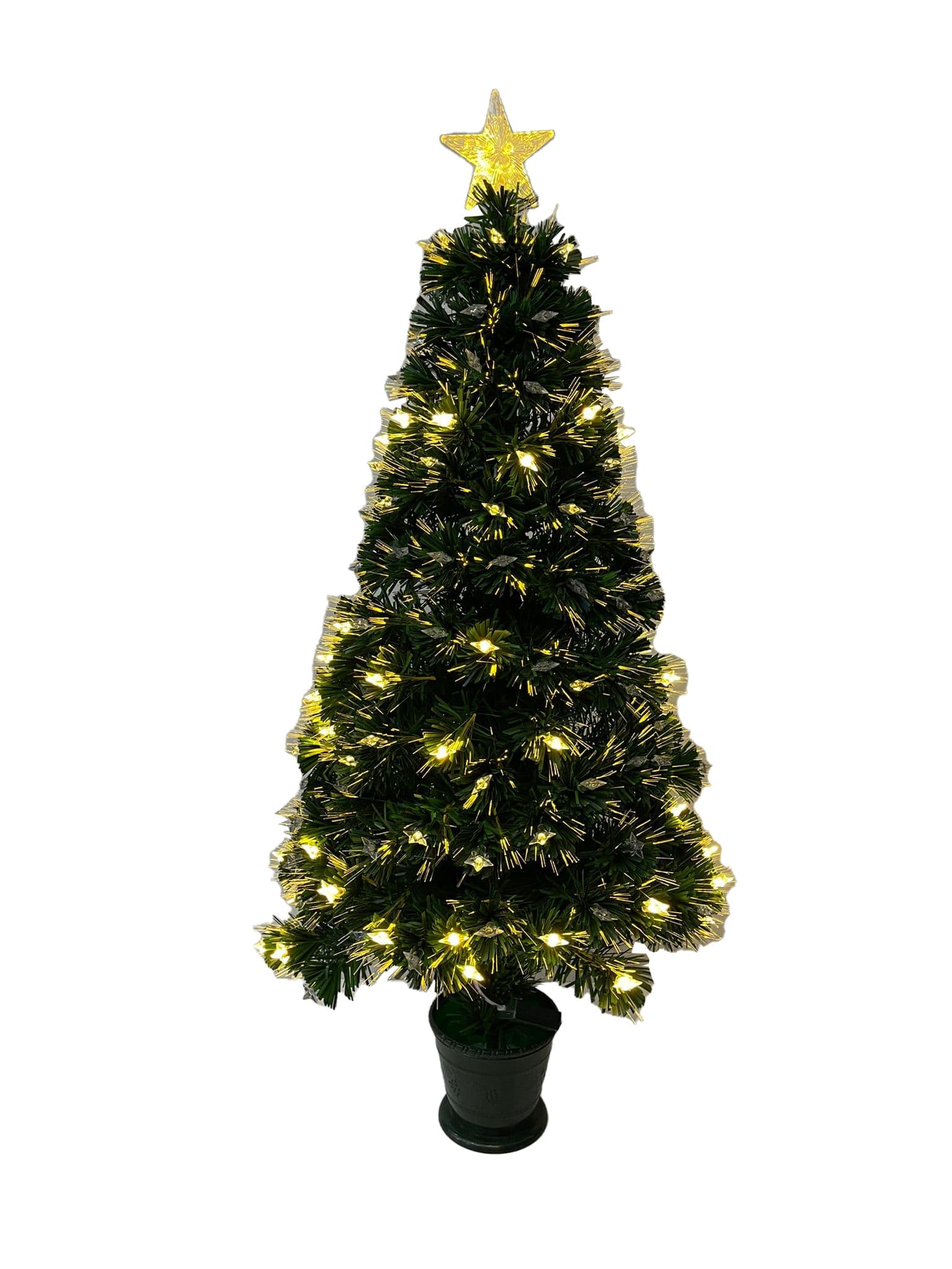 GIOCOPLAST NATALE SP - GCP31522134 ALBERO 90 CM CON FIBRE.OTT/STELLE B.CALD
