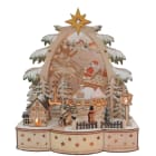 GIOCOPLAST NATALE SP - GCP31618094 CAS NEL BOSCO AD ARCO WOOD-CHARM C/LED B
