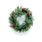 GIOCOPLAST NATALE SP - GCP32011927 CORONA VERDE CON PIGNE CM 60