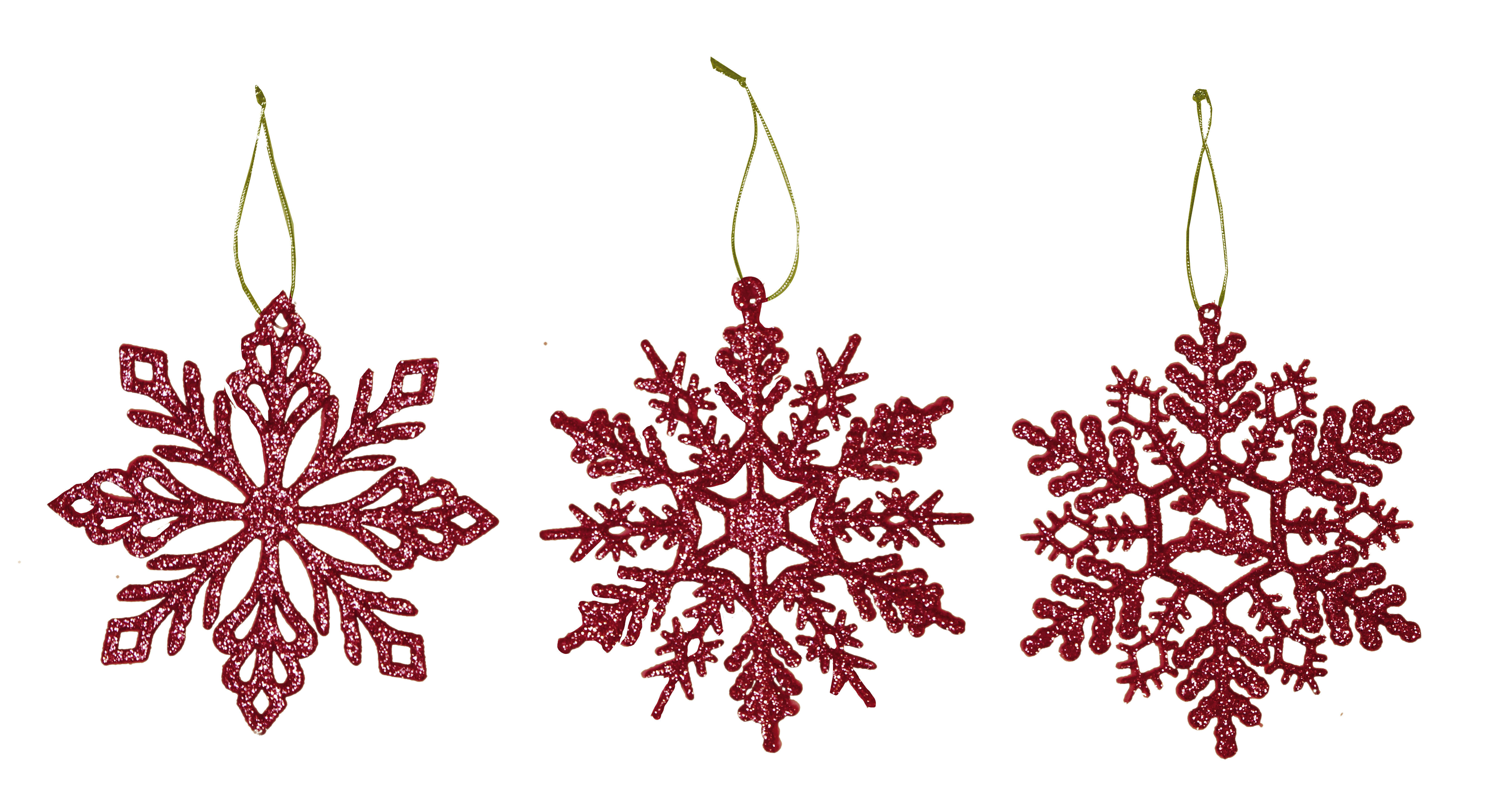 GIOCOPLAST NATALE SP - GCP33021032 FIOCCO GLITTER ROSSO 10 CM, MOD. ASS.