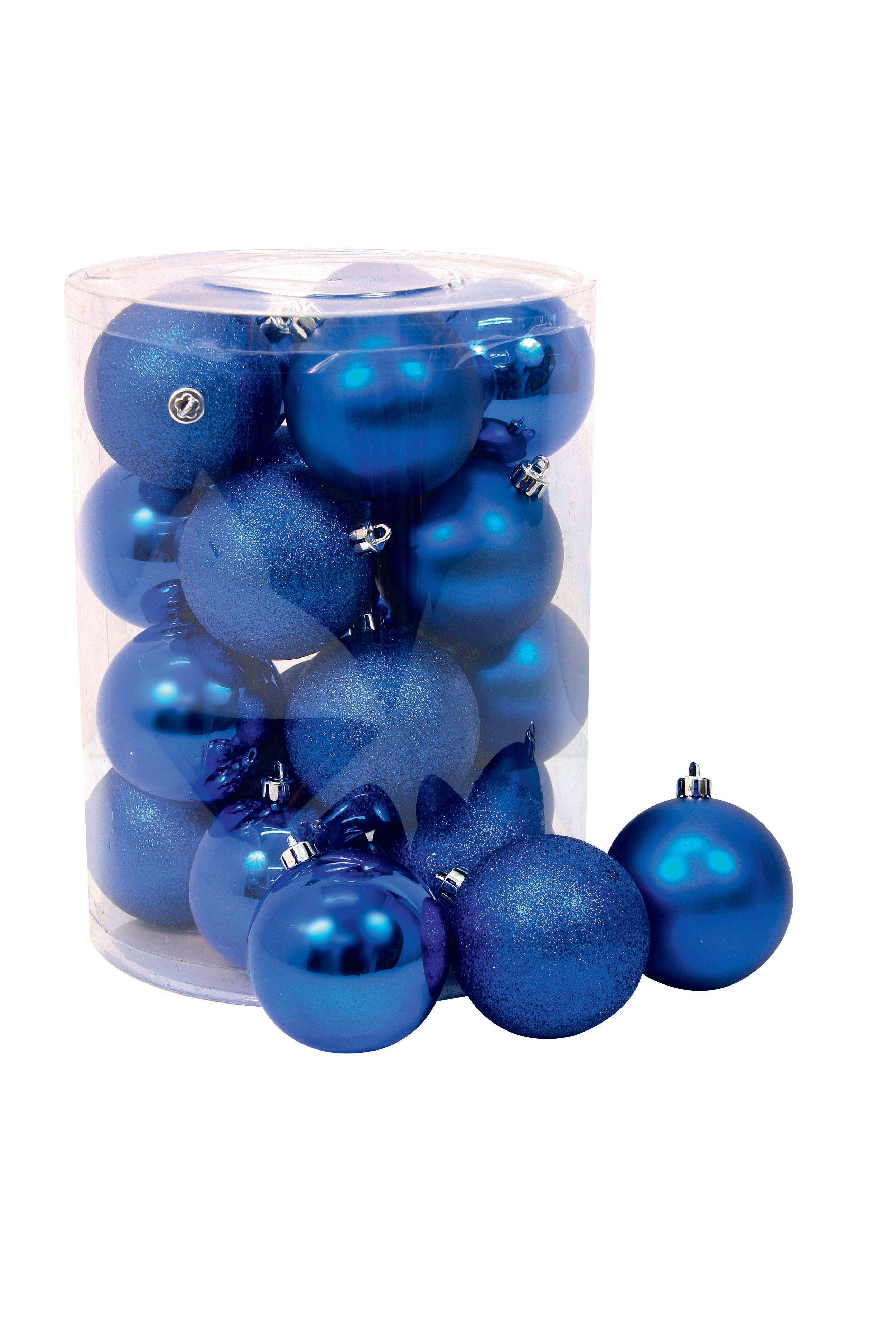 GIOCOPLAST NATALE SP - GCP43010678 CILINDRO 20 SFERE DIAM 80,BLU, MET.MAT.