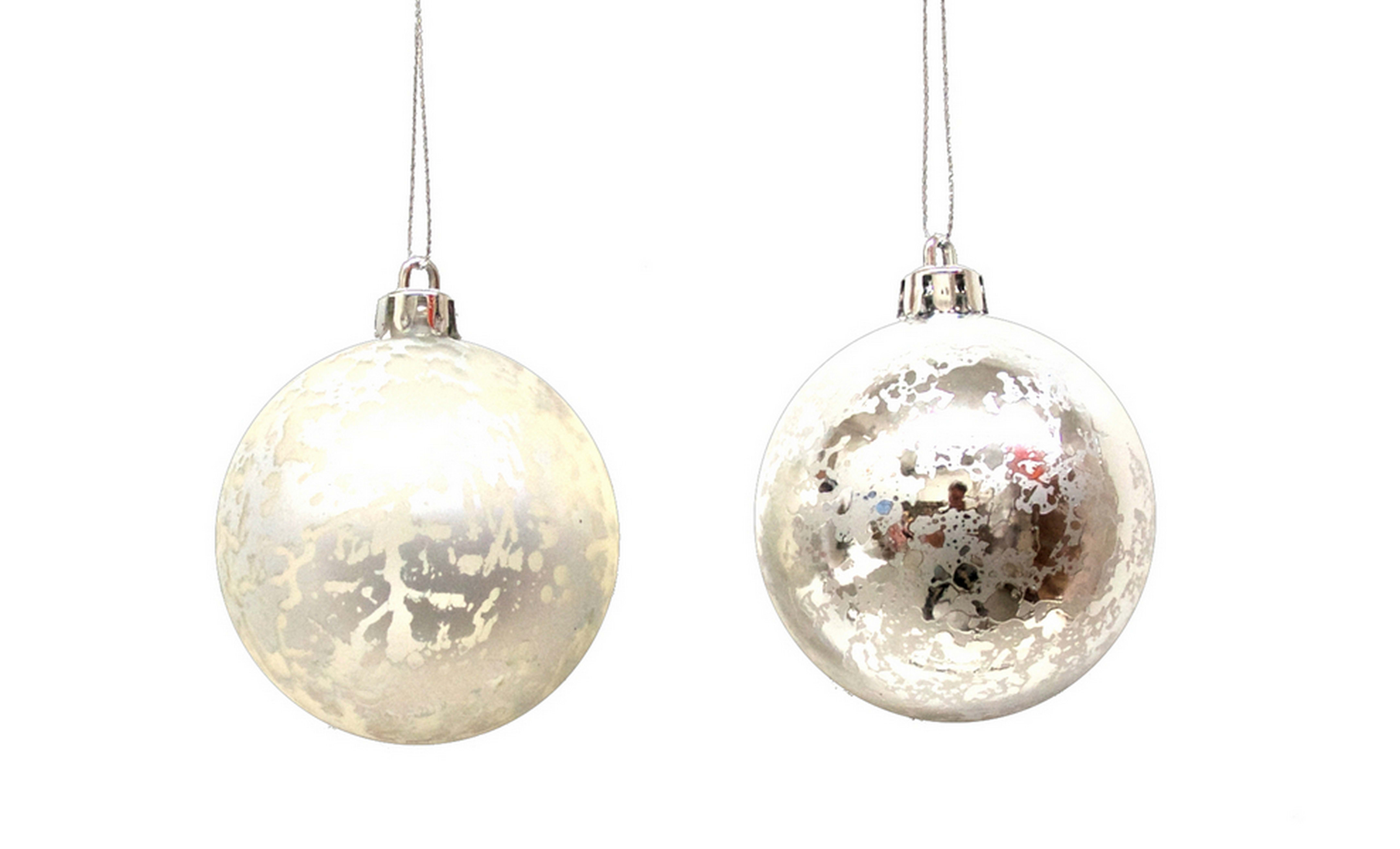 GIOCOPLAST NATALE SP - GCP43016959 SFERA D. 70 ARGENTO ANTICATA, IN DISPLAY