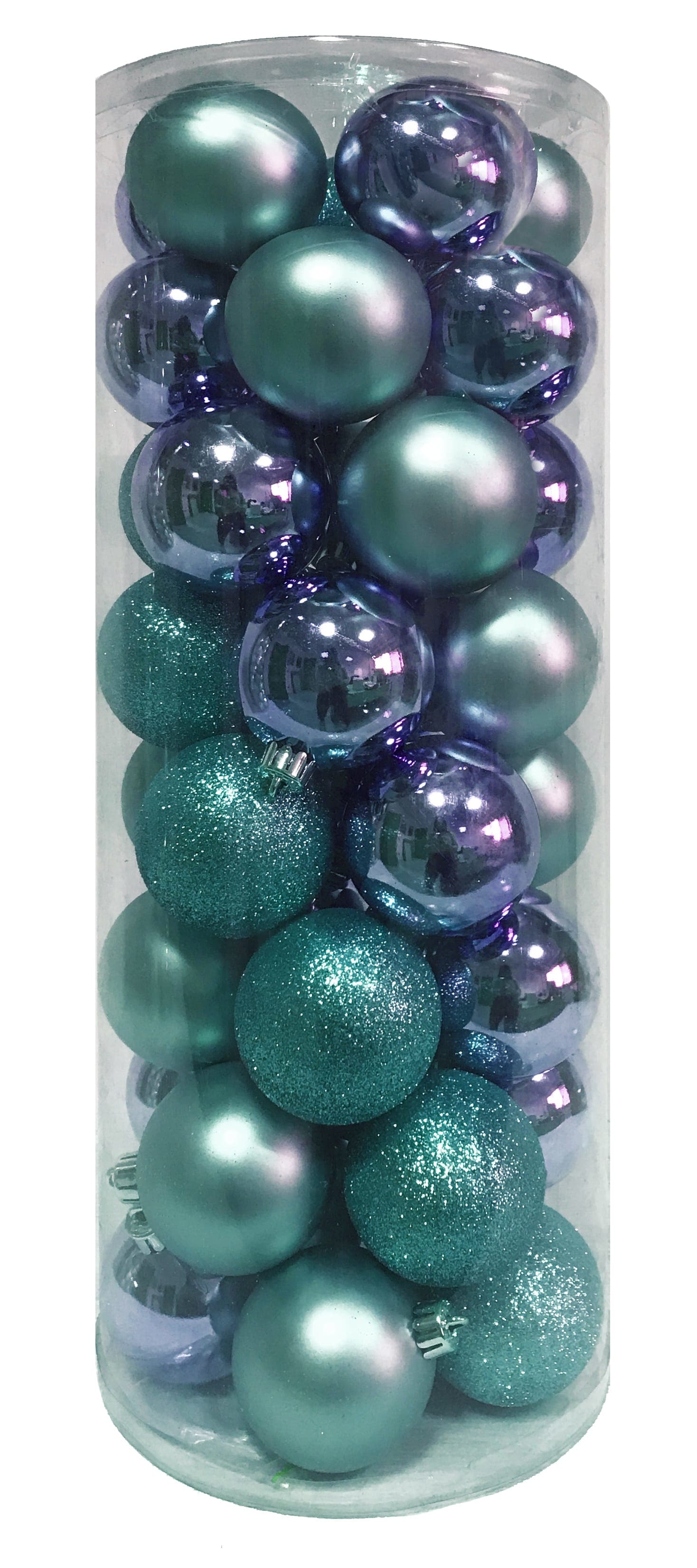 GIOCOPLAST NATALE SP - GCP43020490 CI 40 SFERE D.60 ICE BLUE MET. MAT. GLIT