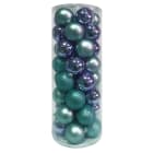 GIOCOPLAST NATALE SP - GCP43020490 CI 40 SFERE D.60 ICE BLUE MET. MAT. GLIT