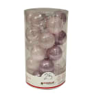 GIOCOPLAST NATALE SP - GCP43021143 CIL. 25 SFERE D.60 GEMME ROSA